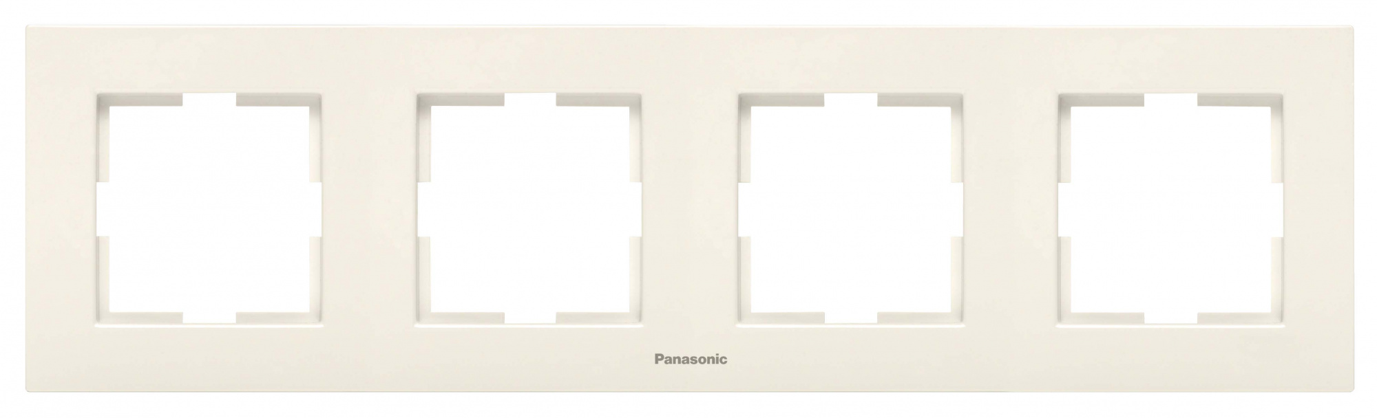 Рамка Panasonic Karre Plus WKTF08042BG-RU 4x горизонтальный монтаж пластик бежевый (упак.:1шт)