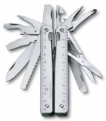 Мультитул Victorinox SwissTool X (3.0327.L) 115мм 27функц. чехол кожаный серебристый карт.коробка