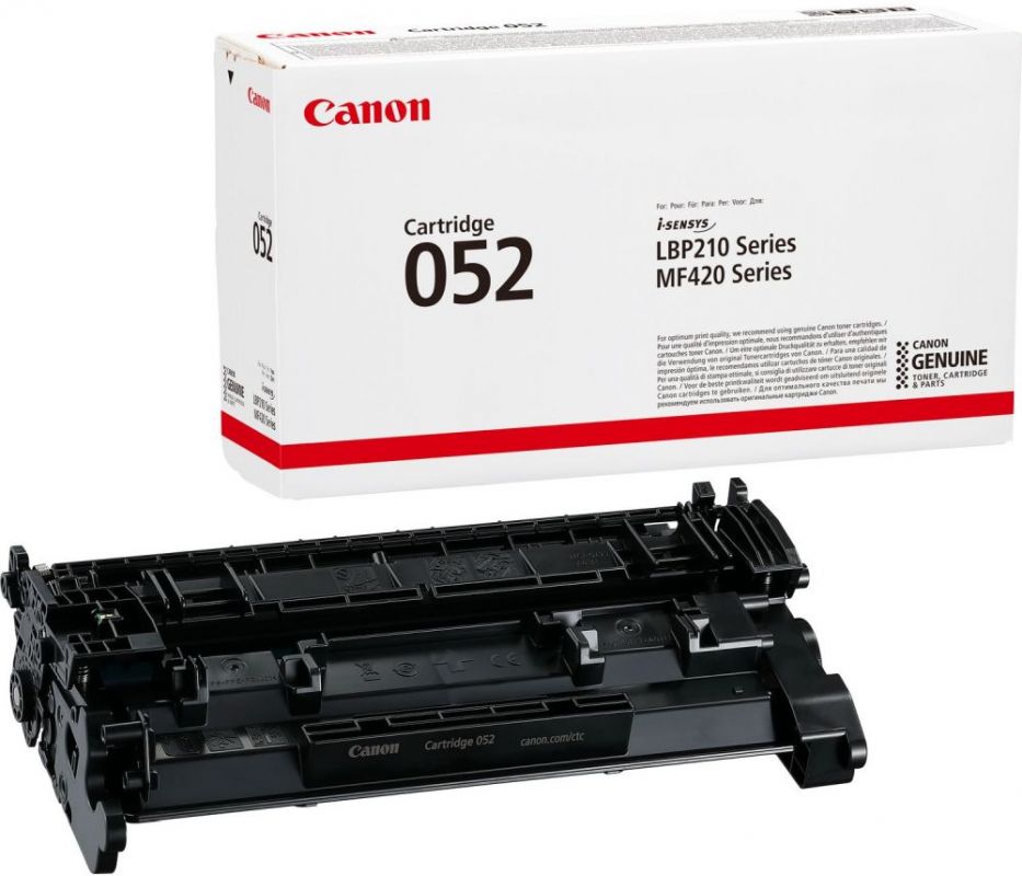 Картридж лазерный Canon 052 2199C002 черный бар.в компл. (3100стр.) для Canon MF421dw/MF426dw/MF428x/MF429x