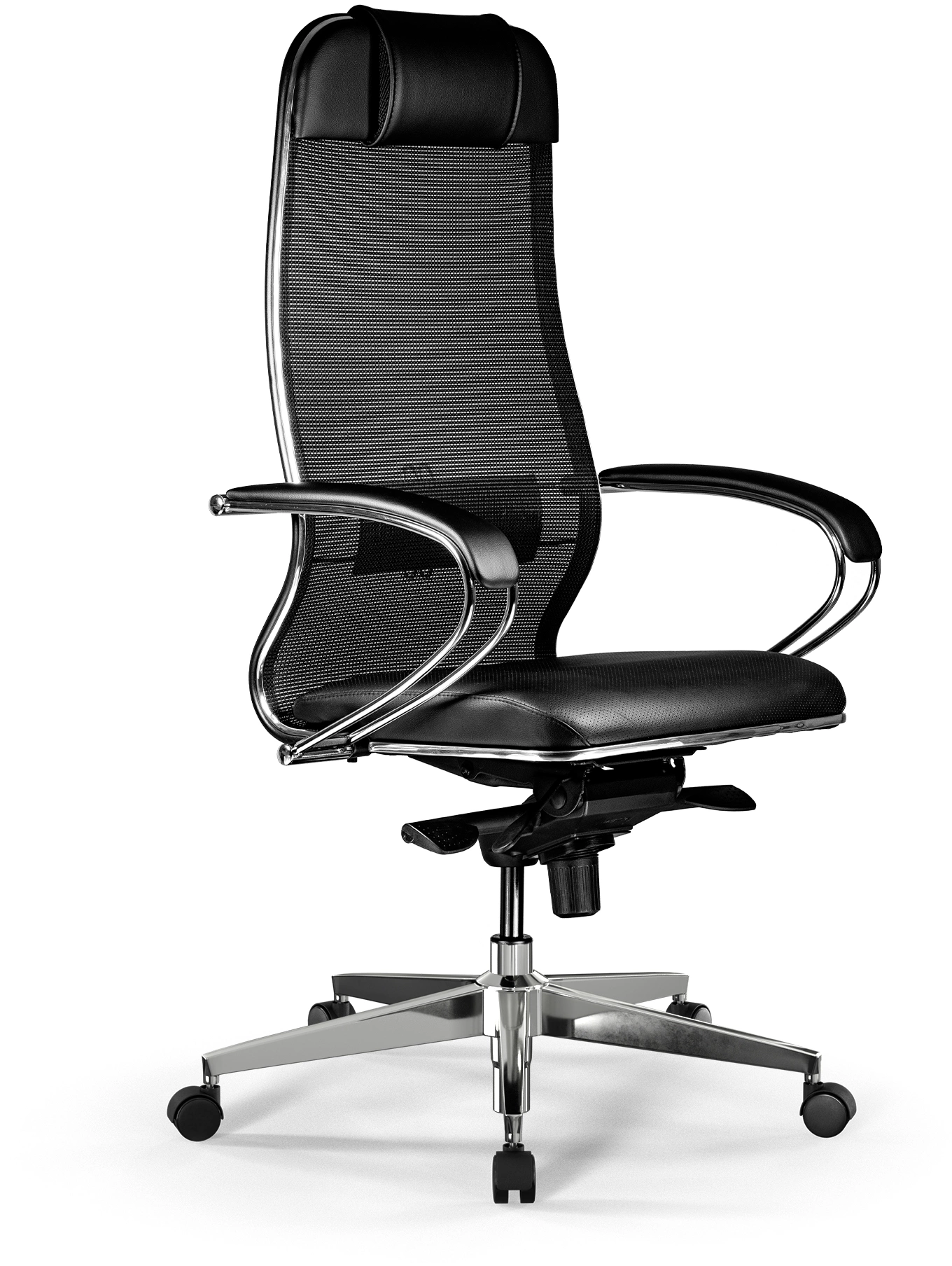 Кресло Метта Comfort S Infinity Easy Clean сет./экокожа с подголов. крестов. металл хром (комплект 1шт)