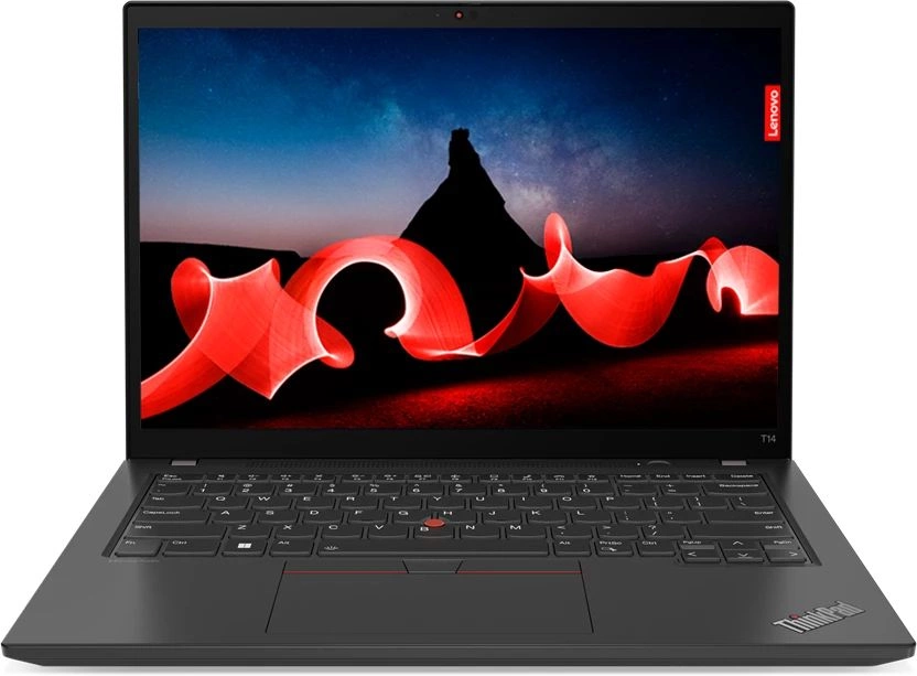 Ноутбук Lenovo ThinkPad T14 G4 Core i7 1355U 16Gb SSD512Gb Intel Iris Xe graphics 14" IPS WUXGA (1920x1200) Windows 11 Professional 64 black WiFi BT Cam (21HEA05PCD)