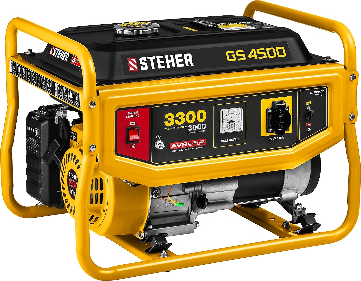 Генератор Steher GS-4500 3.3кВт