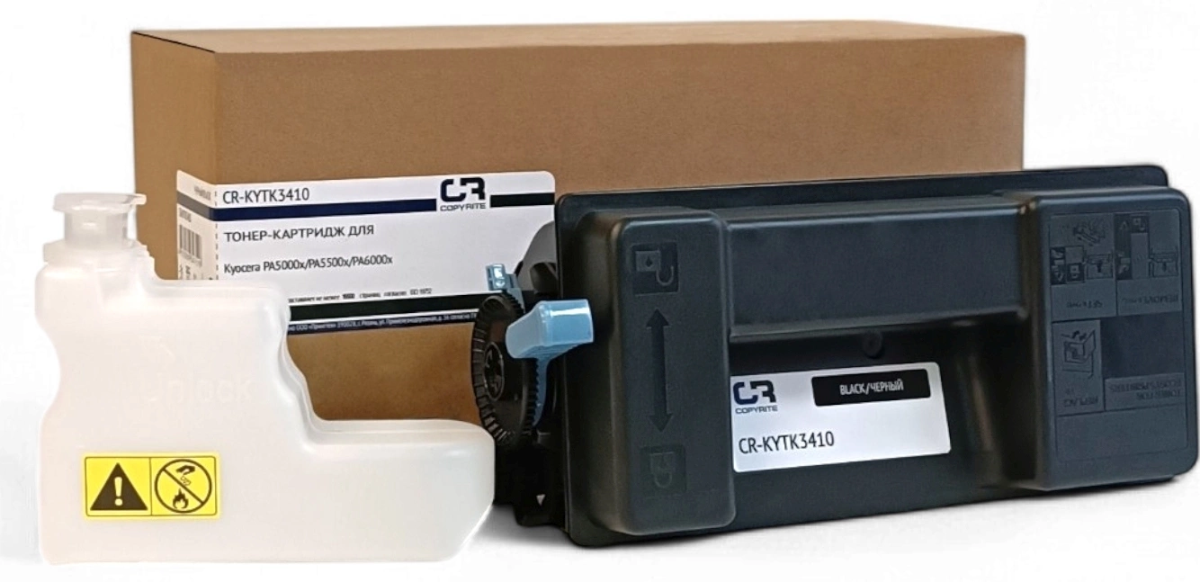 Картридж лазерный CopyRite CR-KYTK3410 TK-3410 черный (15500стр.) для Kyocera Ecosys PA5000x/PA5500x/PA6000x