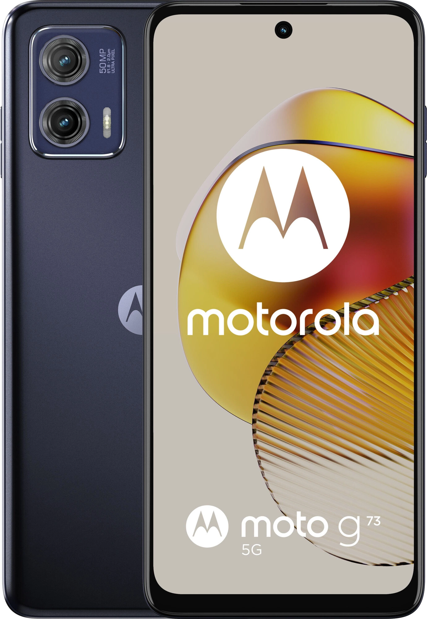 Смартфон Motorola XT2237-2 G73 5G 256Gb 8Gb синий моноблок 3G 4G 2Sim 6.5" 1080x2400 Android 13 50Mpix 802.11 a/b/g/n/ac NFC GPS GSM900/1800 GSM1900 TouchSc Protect microSD max1024Gb