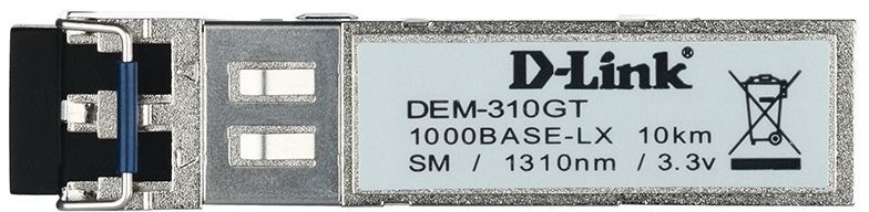 Трансивер D-Link 310GT 1000Base-LX,Duplex LC,1310nm,Single-mode,10KM