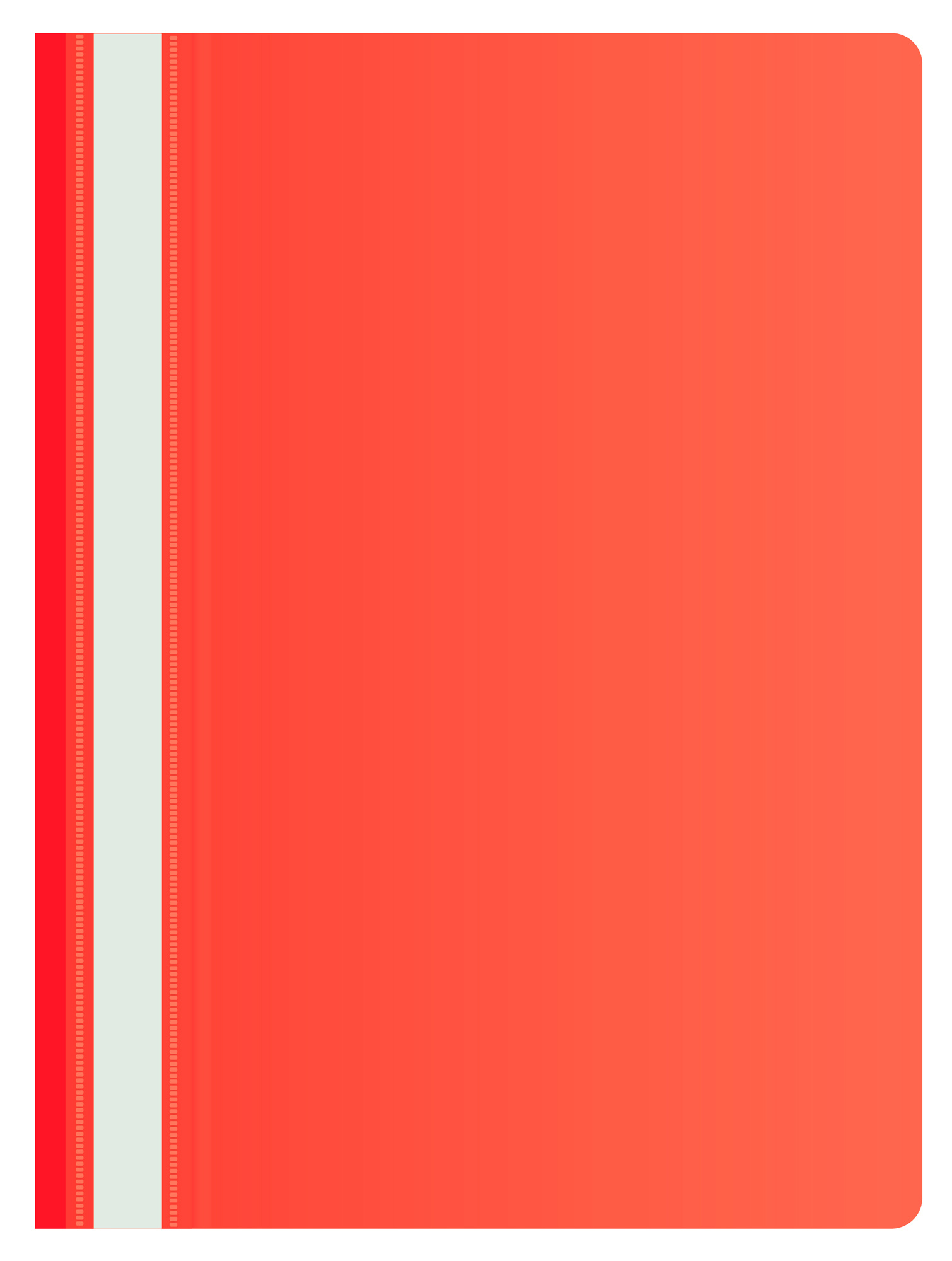 Папка-скоросшиватель Buro -PSE20BU/RED A4 прозрач.верх.лист пластик красный 0.11/0.13