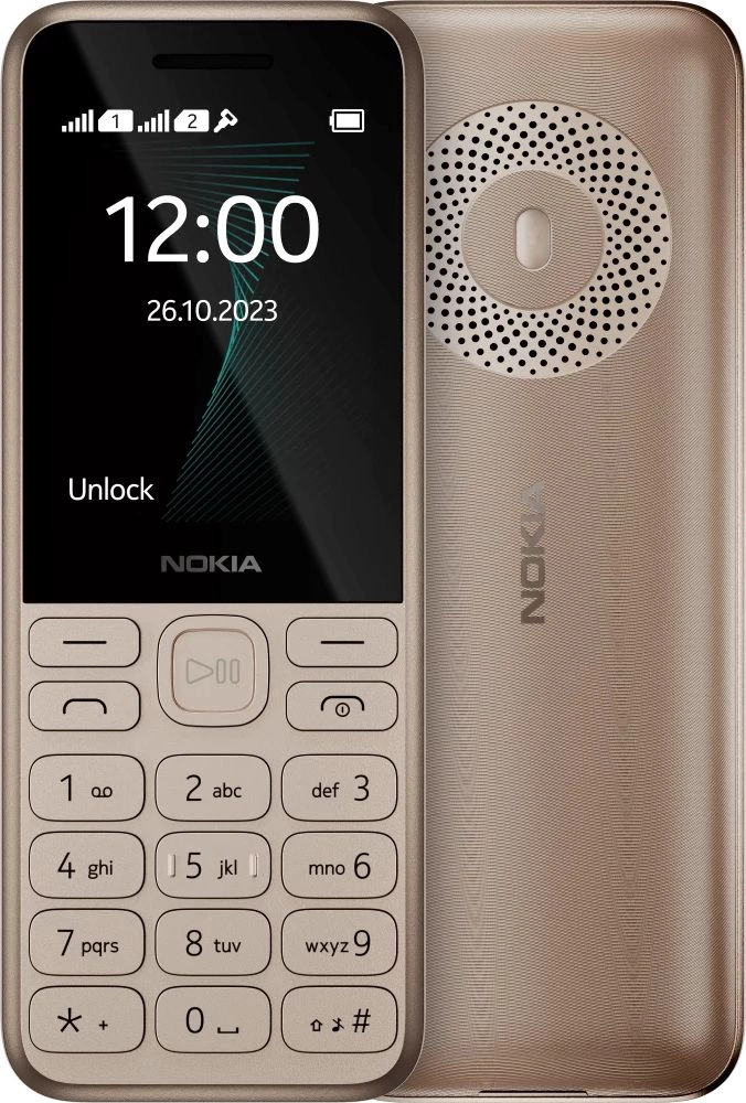 Мобильный телефон Nokia 130 TA-1576 DS EAC светло-золотистый моноблок 2Sim 2.4" 240x320 Series 30+ GSM900/1800 Protect FM microSD max32Gb