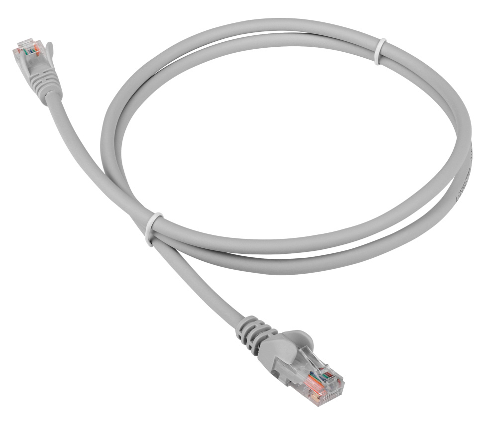 Патч-корд Lanmaster LAN-PC45/U5E-20-GY UTP RJ-45 вил.-вилка RJ-45 кат.5E 20м серый LSZH (уп.:1шт)