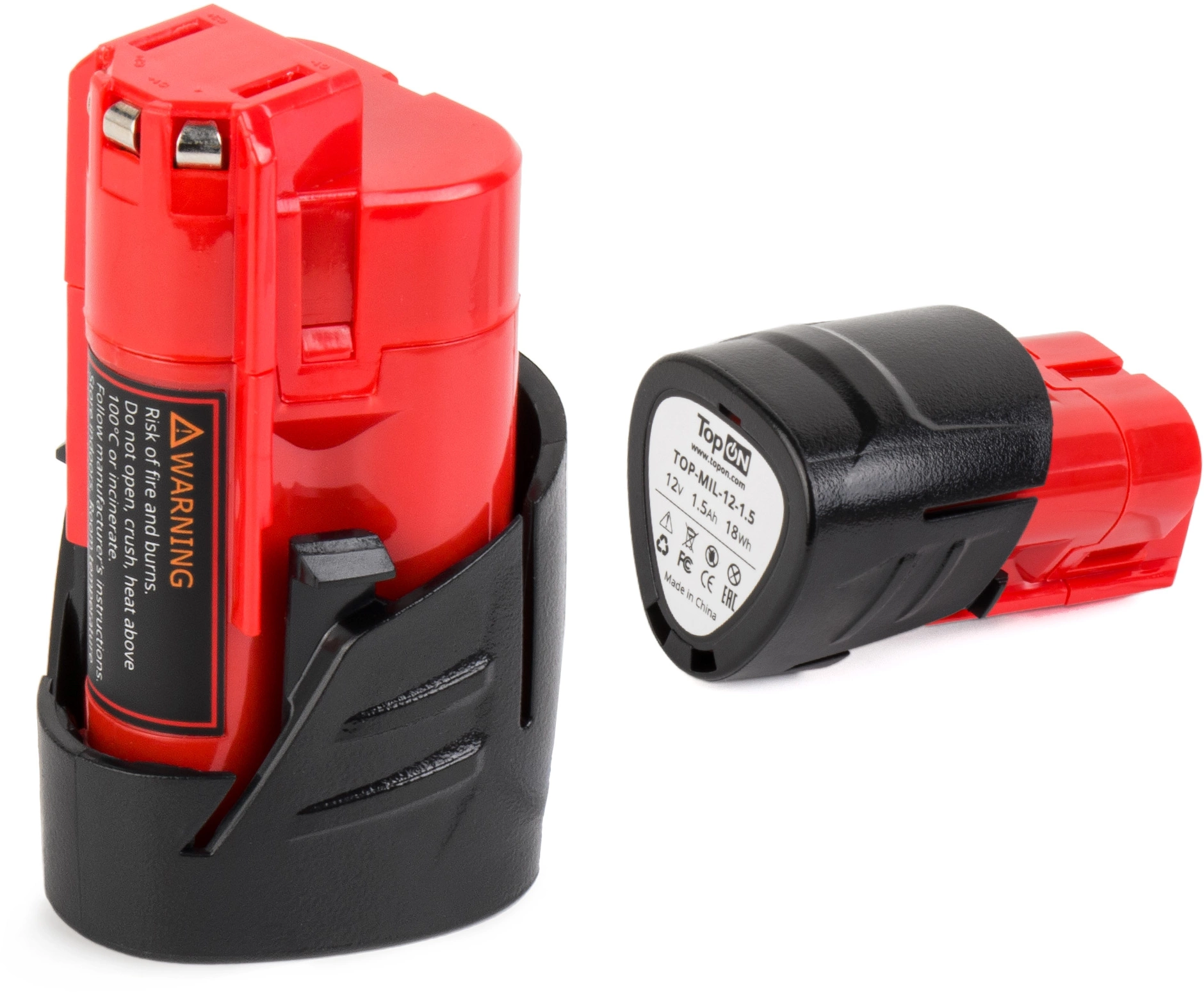Батарея аккумуляторная TopON TOP-MIL-12-1.5 12В 1.5Ач Li-Ion (103450)