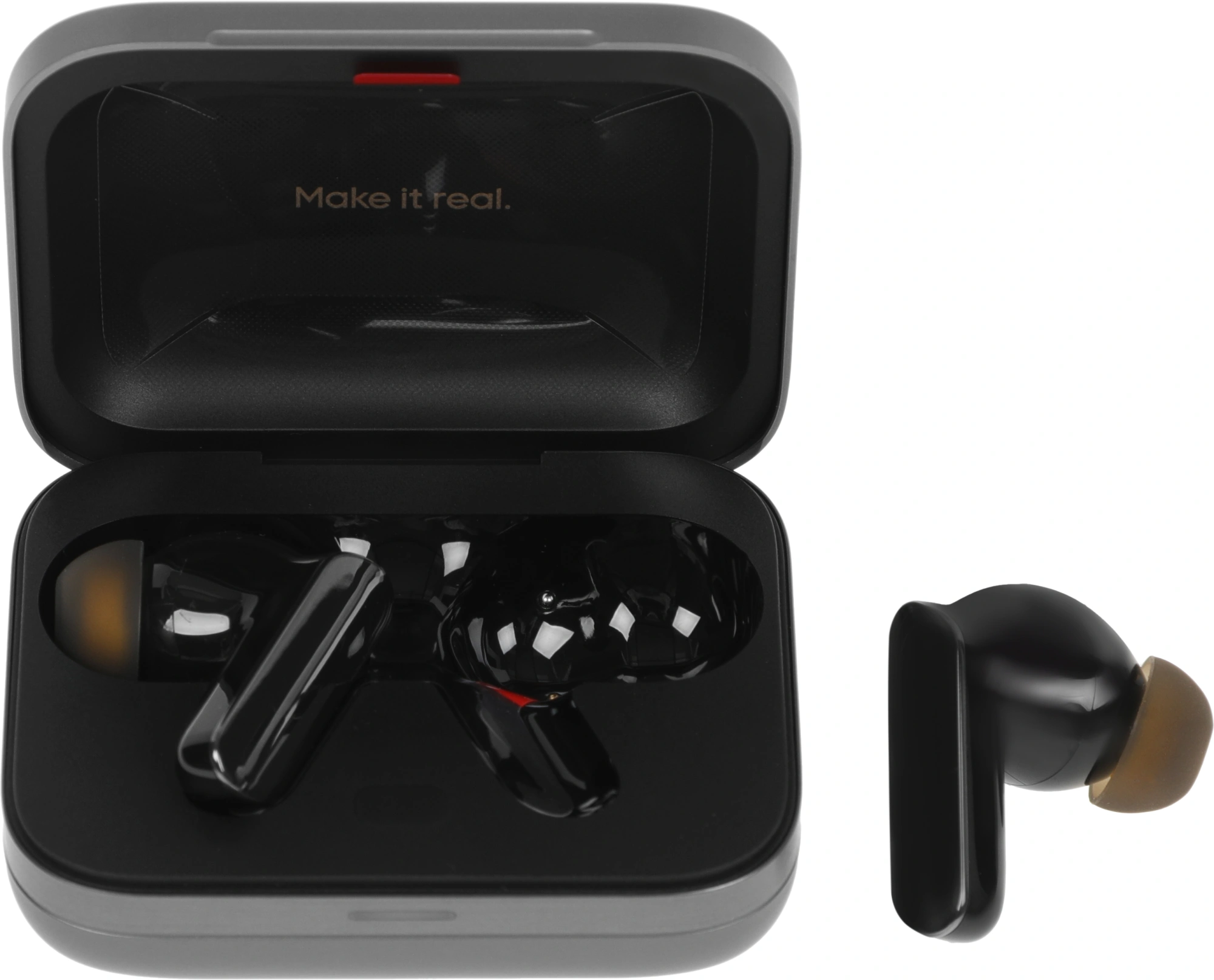 Гарнитура внутриканальные Realme Air 7 Pro (RMA2407) серый беспроводные bluetooth в ушной раковине (6941764467064)