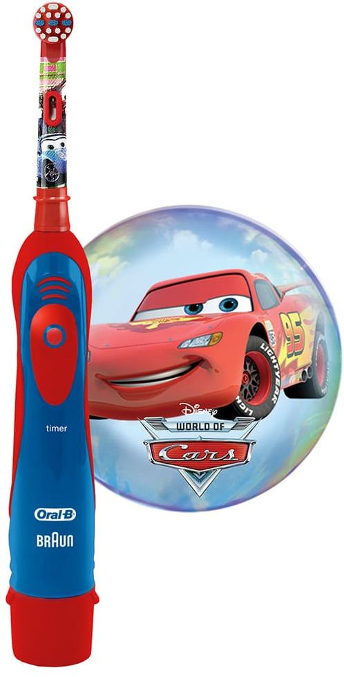 Зубная щетка электрическая Oral-B Disney Cars красный/синий