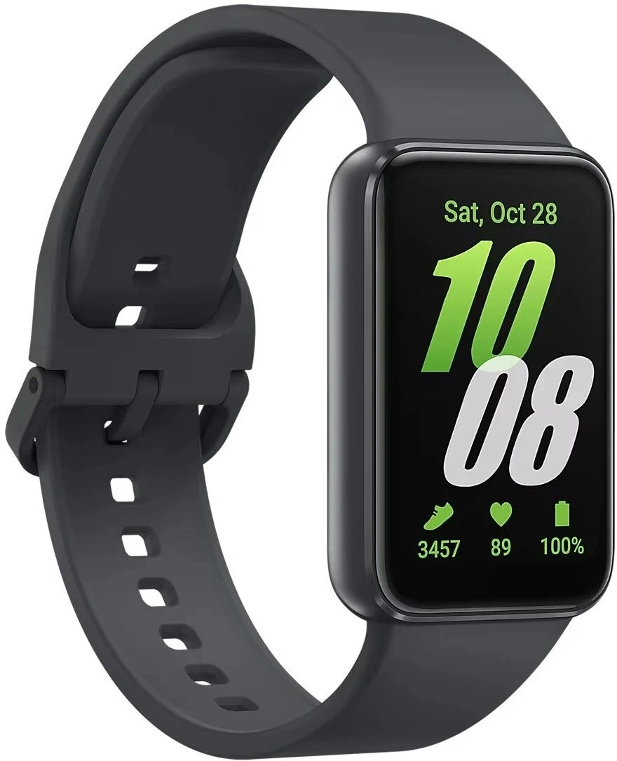 Смарт-часы Samsung Galaxy Fit 3 SM-R390 1.6" AMOLED корп.графитовый рем.графитовый разм.брасл.:M/L (SM-R390NZAAMEA) Смарт-часы Samsung Galaxy Fit 3 SM-R390 1.6" AMOLED корп.графитовый рем.графитовый разм.брасл.:M/L (SM-R390NZAAMEA)