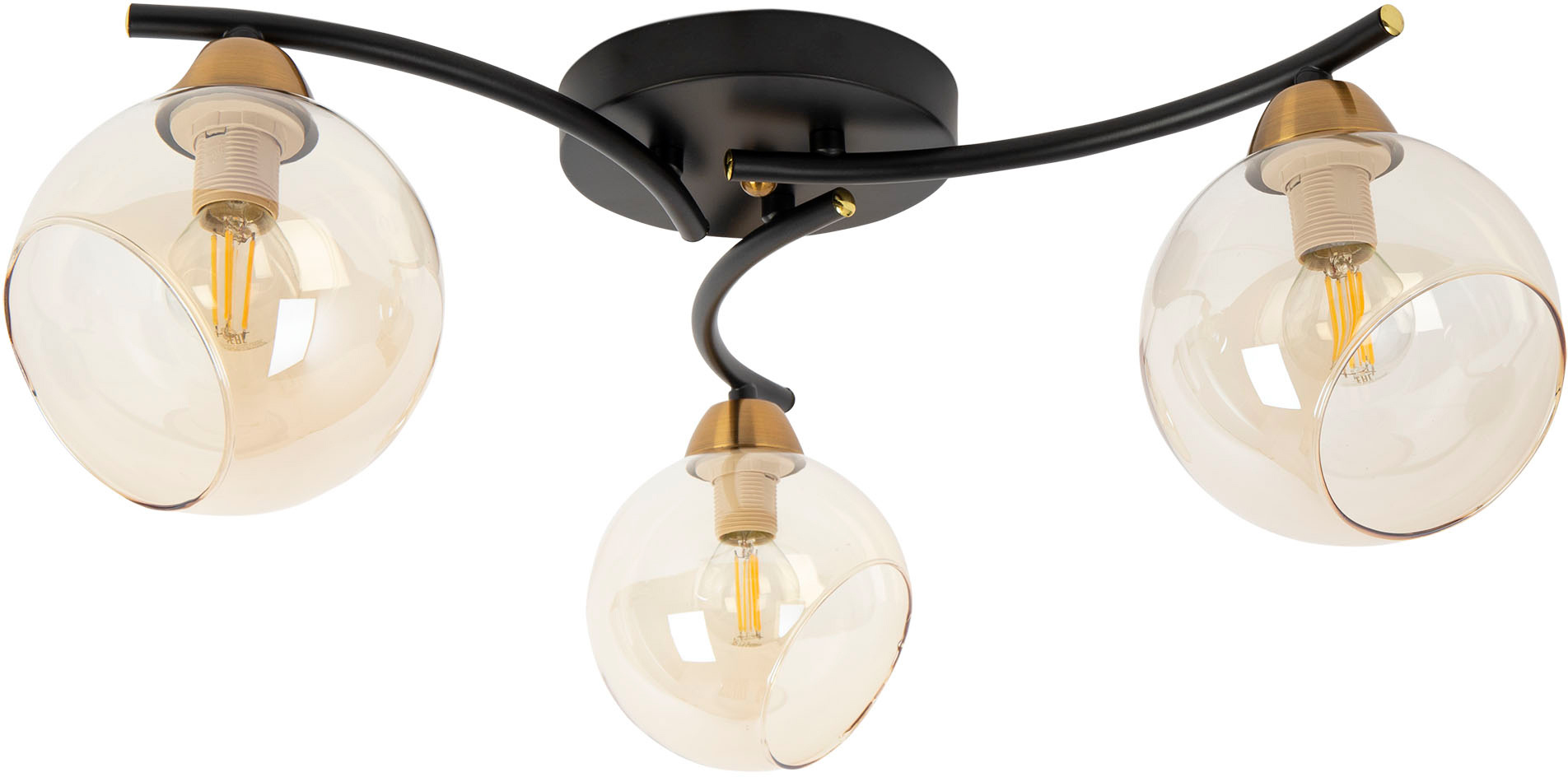 Люстра Hiper Indira H182-3 потолоч. черный