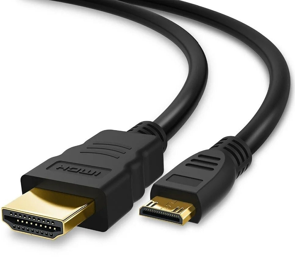Кабель-переходник аудио-видео Premier 5-845 mini-HDMI (m)/HDMI (m) 2м. позолоч.конт. черный (5-845 2.0)