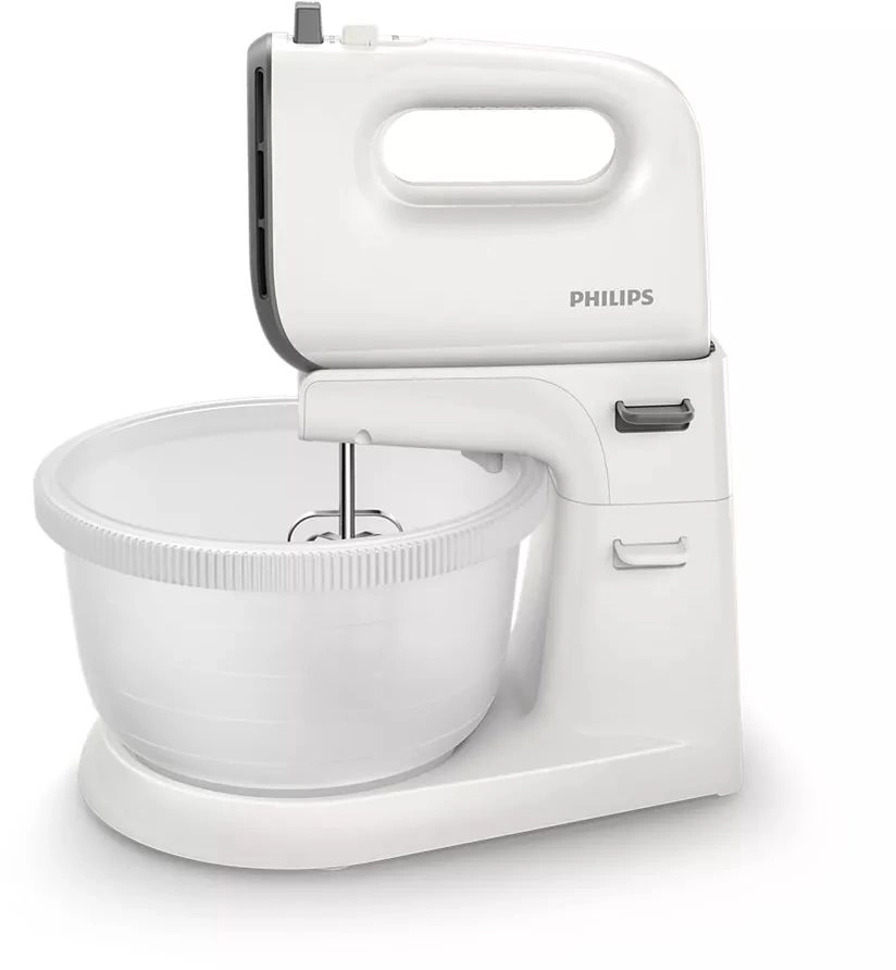 Миксер ручной Philips HR3745 450Вт белый/серый