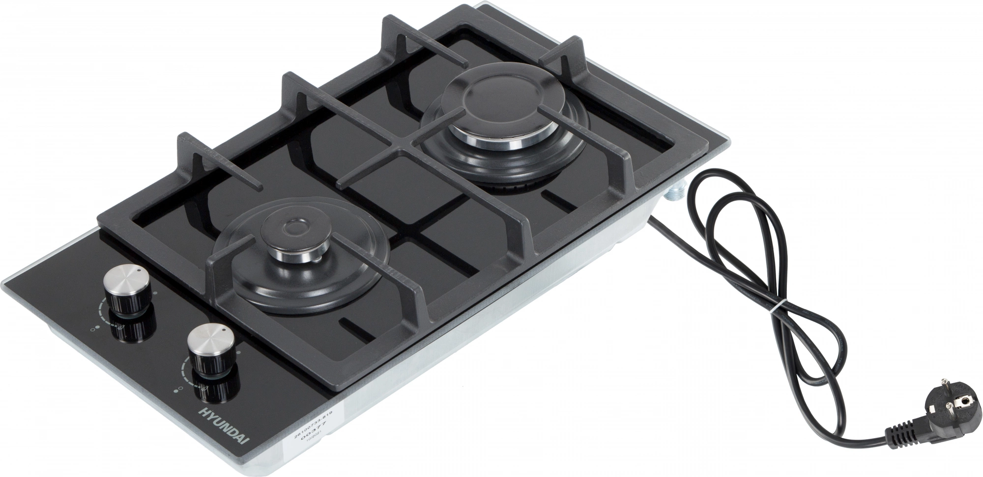 Газовая варочная поверхность Hyundai HHG 3235 BG черный