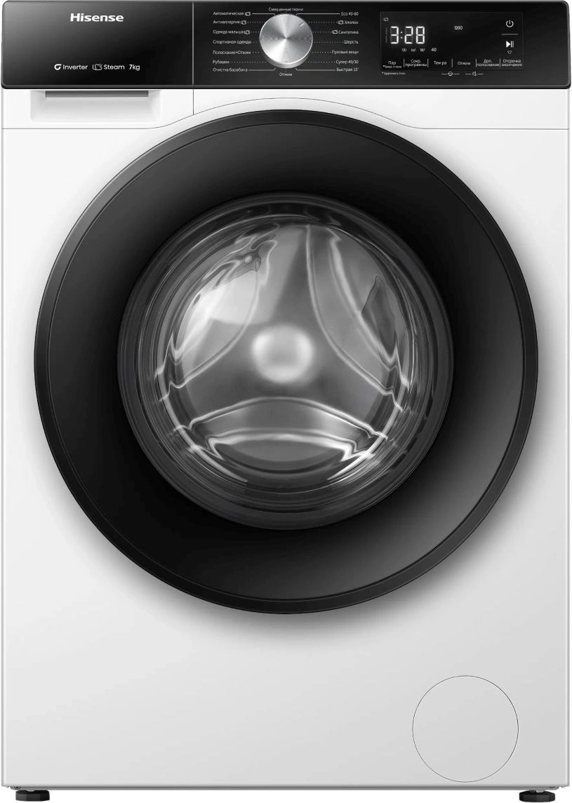 Стиральная машина Hisense WF3S7021BWU класс: A+++ загр.фронтальная макс.:7кг белый инвертор