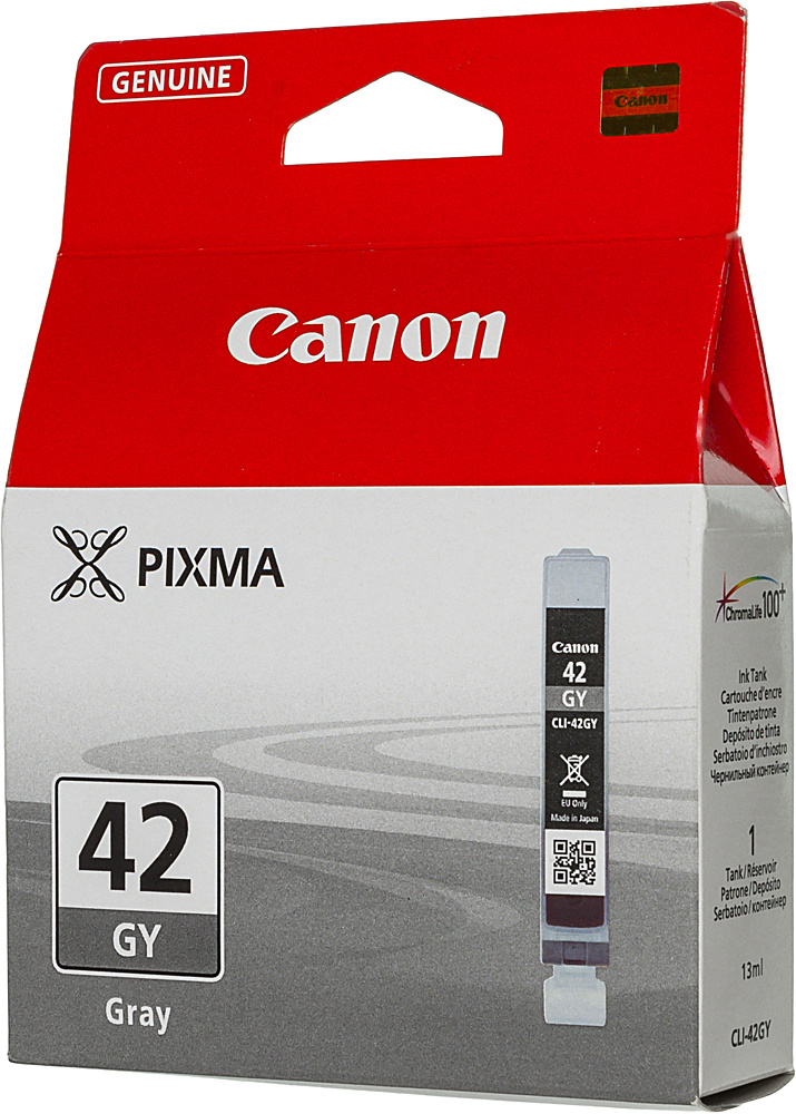 Картридж струйный Canon CLI-42GY 6390B001 серый (492стр.) для Canon PRO-100