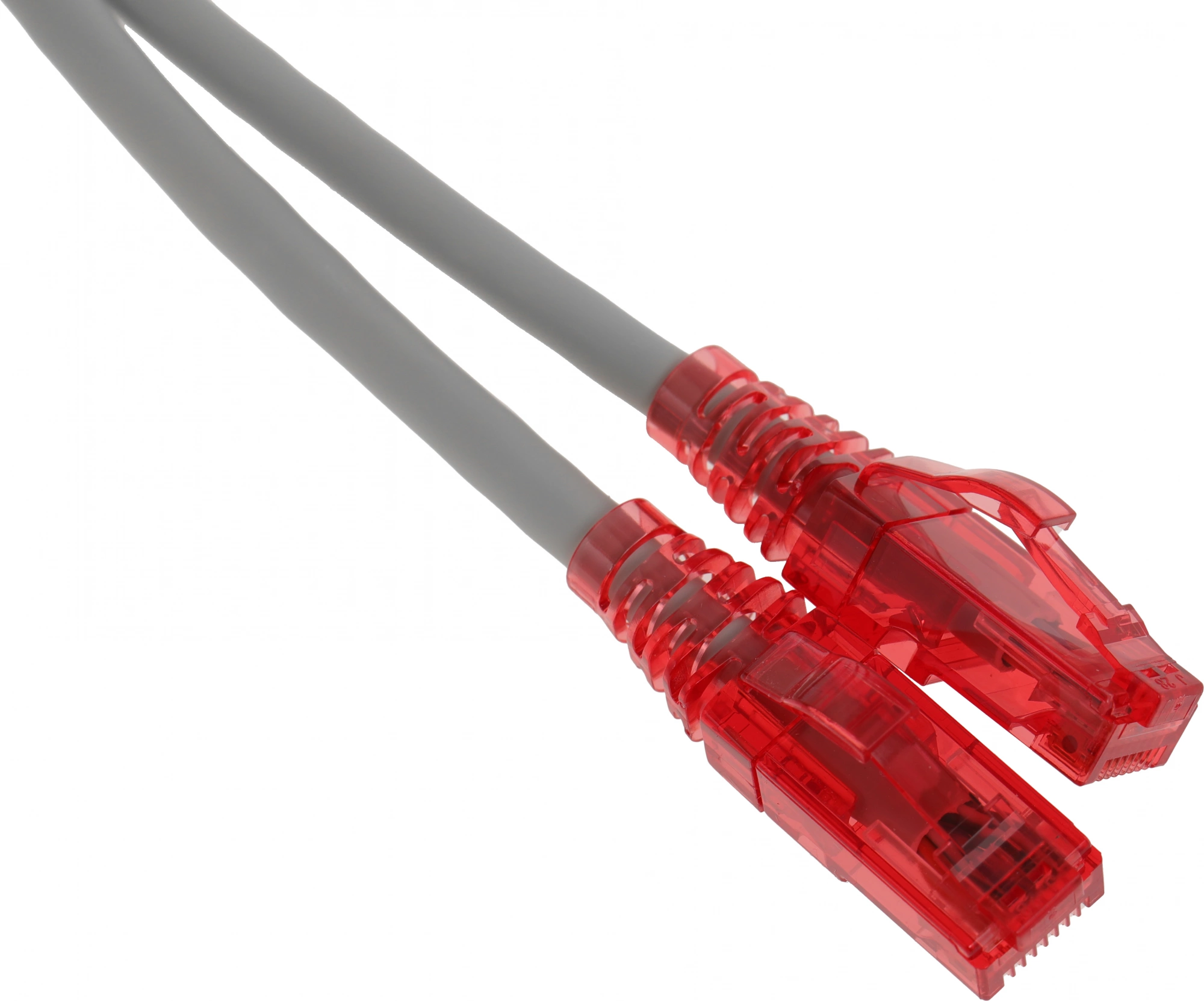 Патч-корд Hyperline PC-LPM-UTP-RJ45-RJ45-C5E-2M-LSZH-GY UTP RJ-45 вил.-вилка RJ-45 кат.5E 2м серый LSZH 24AWG