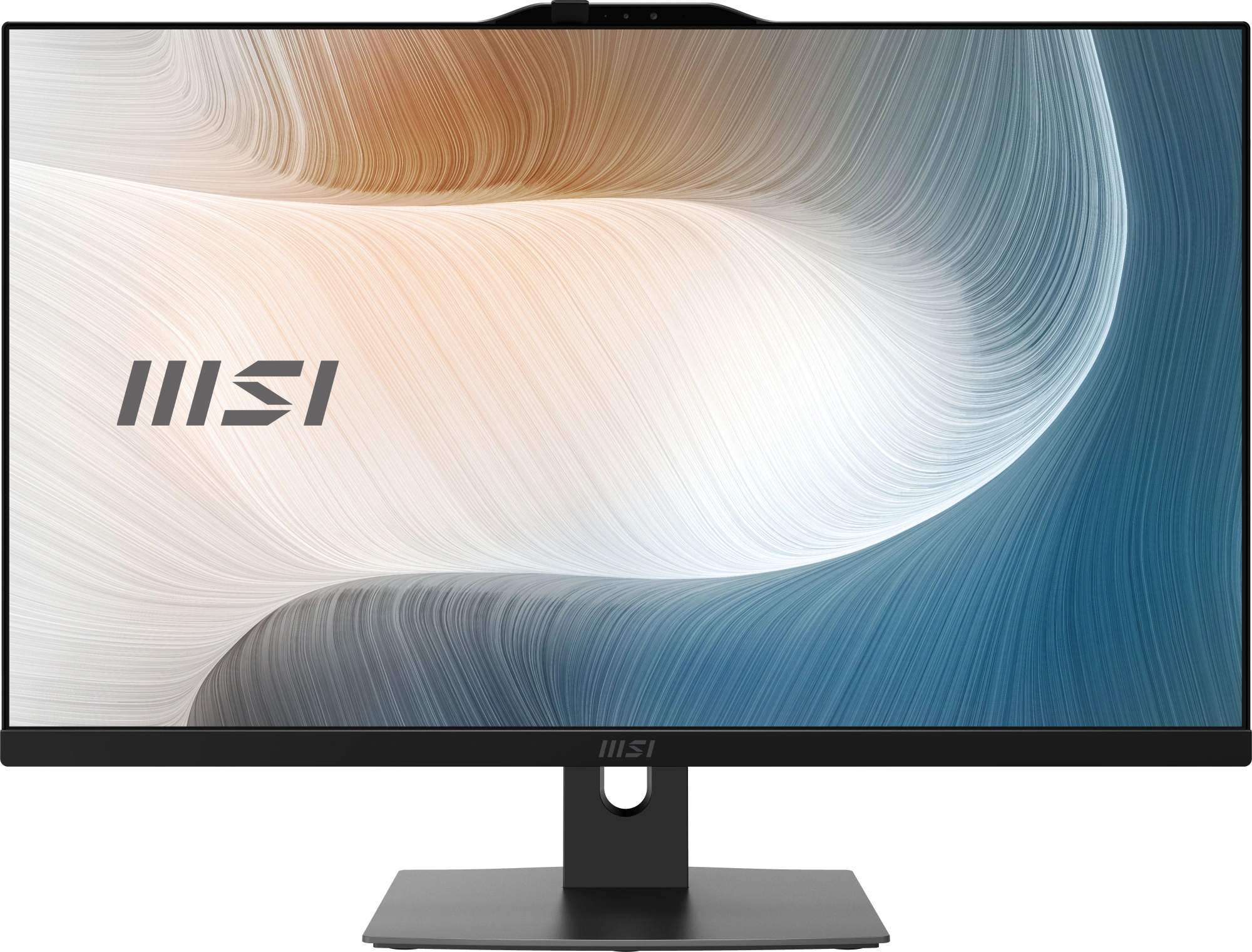 Моноблок MSI Modern AM272P 1MA-1492XRU 27" Full HD Core 3 100U 8Gb SSD500Gb Graphics без ОС GbitEth WiFi BT клавиатура мышь Cam черный 1920x1080