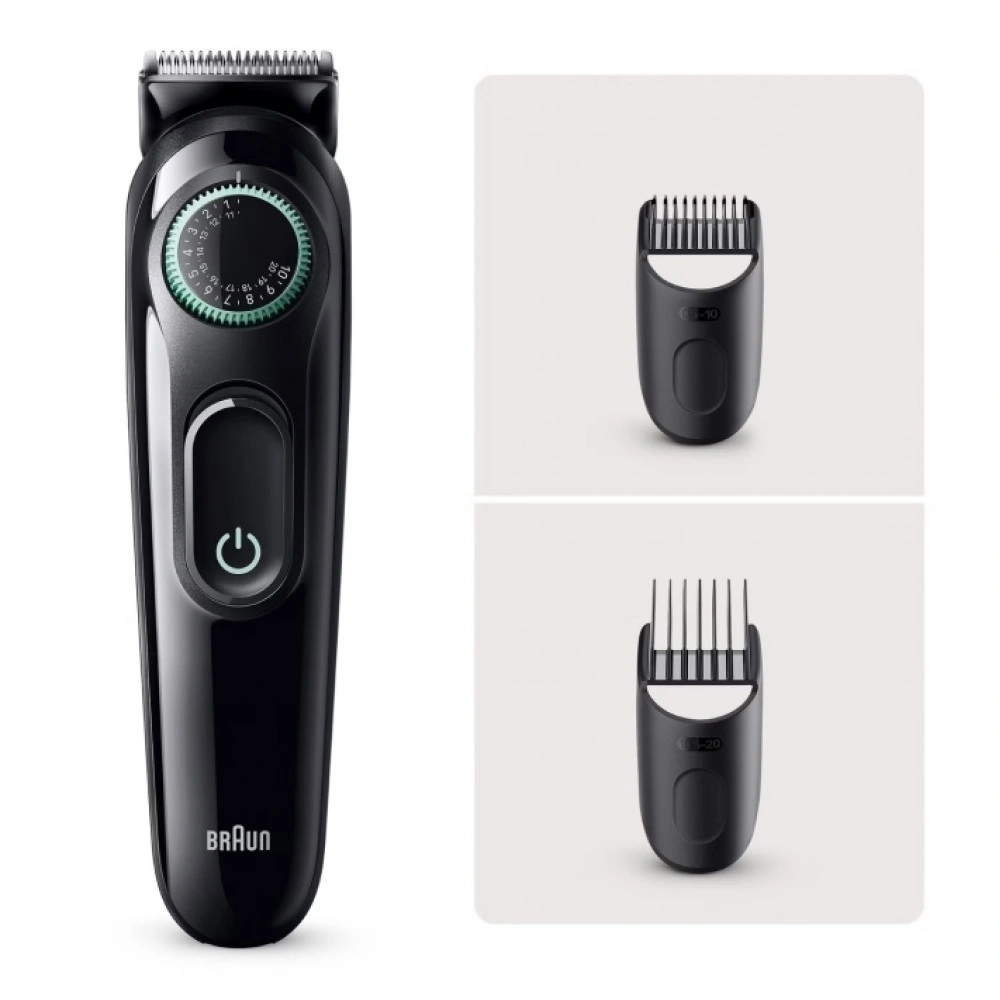 Триммер Braun Series 3 BT3411 черный 2Вт (насадок в компл:3шт)