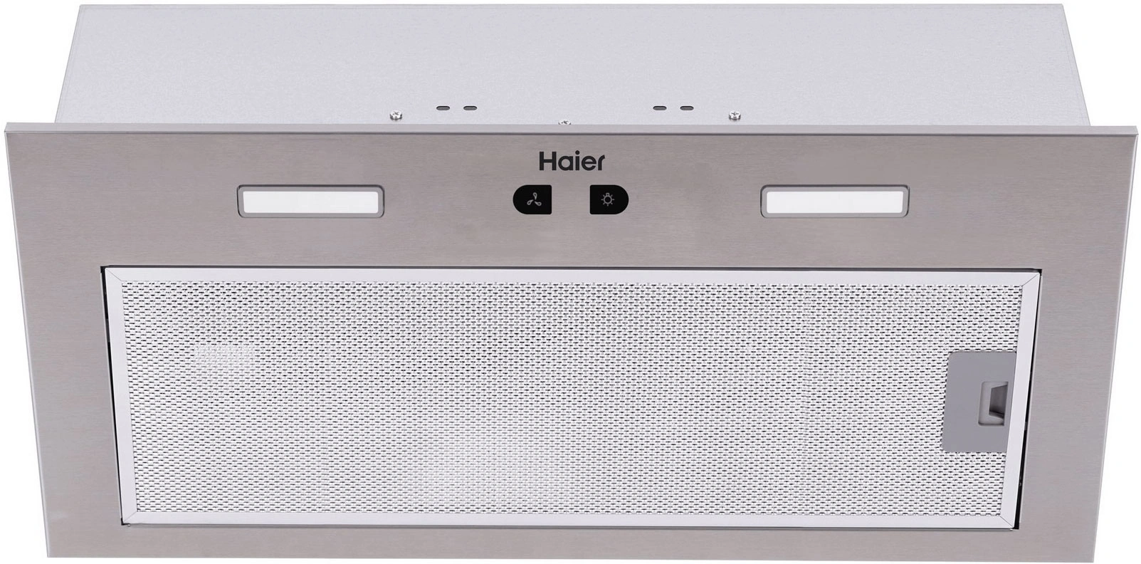 Вытяжка встраиваемая Haier HVX-BI772X нержавеющая сталь управление: сенсорное (1 мотор)
