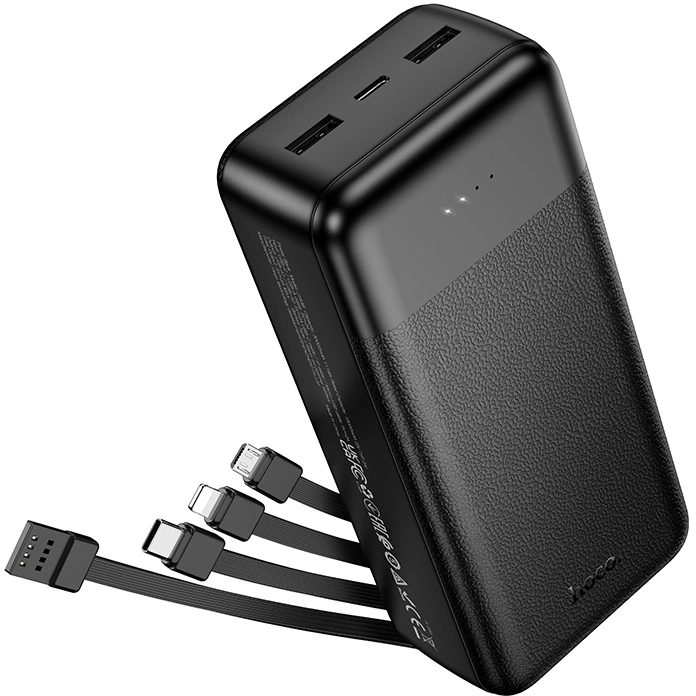 Мобильный аккумулятор Hoco J163B Wonderfu 30000mAh 3A черный (64615)