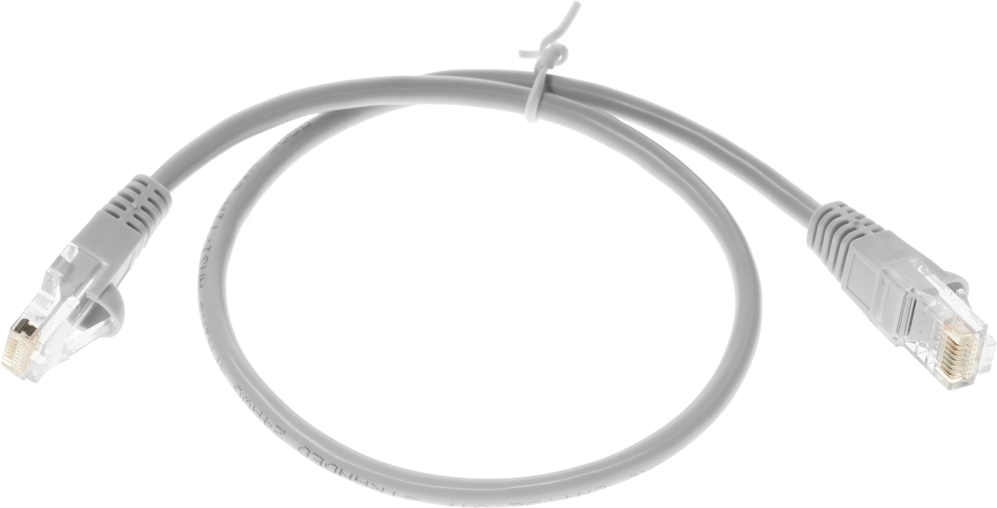 Патч-корд cat.5E stranded molded 0.5м серый RJ-45 (m)-RJ-45 (m)