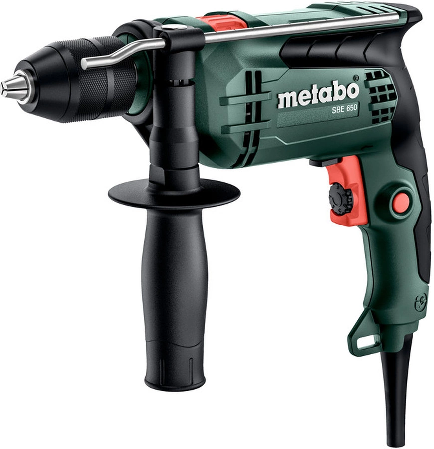 Дрель ударная Metabo SBE 650 650Вт ключевой реверс (600742000)