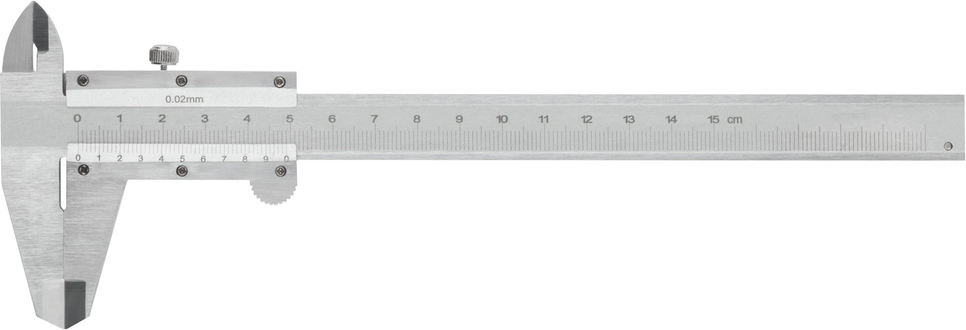 Штангенциркуль нониусный FIT 19840 серебристый пластиковый футляр