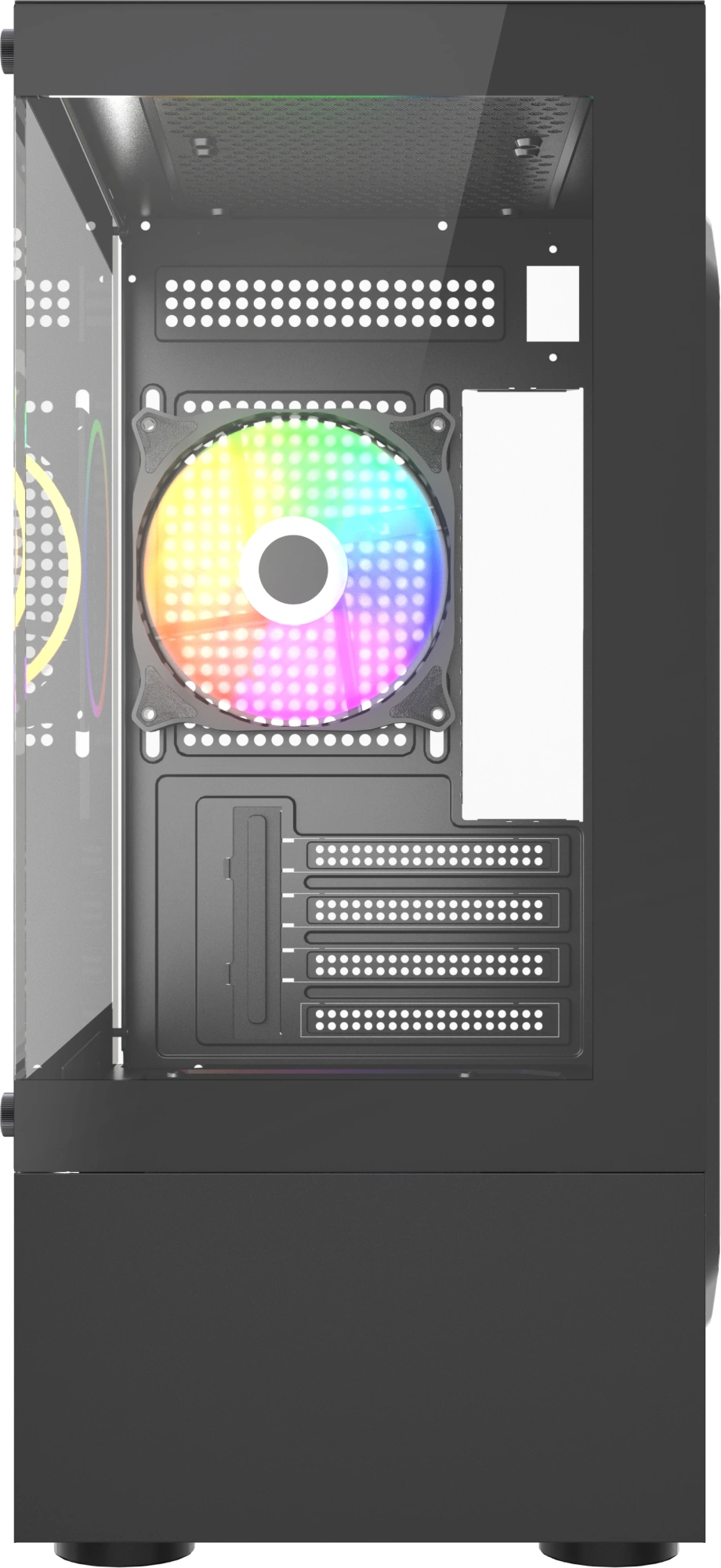 Корпус Accord ACC-285-02B черный без БП mATX 5x120mm 1xUSB2.0 1xUSB3.0 audio