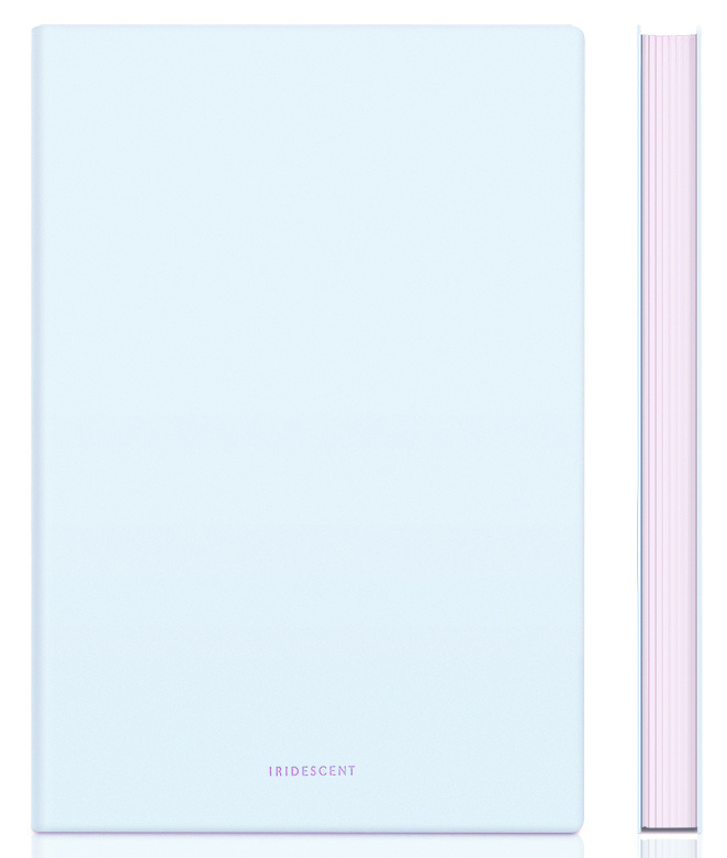 Блокнот Deli EN140LBLUE A5 210х143мм искусст. кожа 96л линейка мягкая обложка голубой