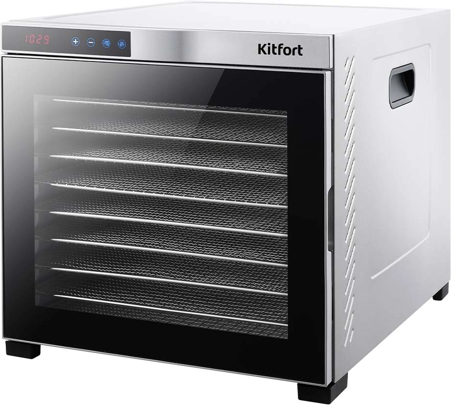 Сушка для фруктов и овощей Kitfort КТ-1910 30под. 1000Вт нержавеющая сталь