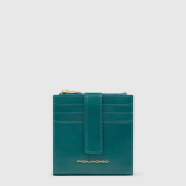 Чехол для кредитных карт Piquadro Blue Square PP6843B2R/OT3 синий петроль натур.кожа