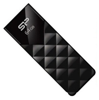 Флеш Диск Silicon Power 64GB Ultima U03 SP064GBUF2U03V1K USB2.0 черный