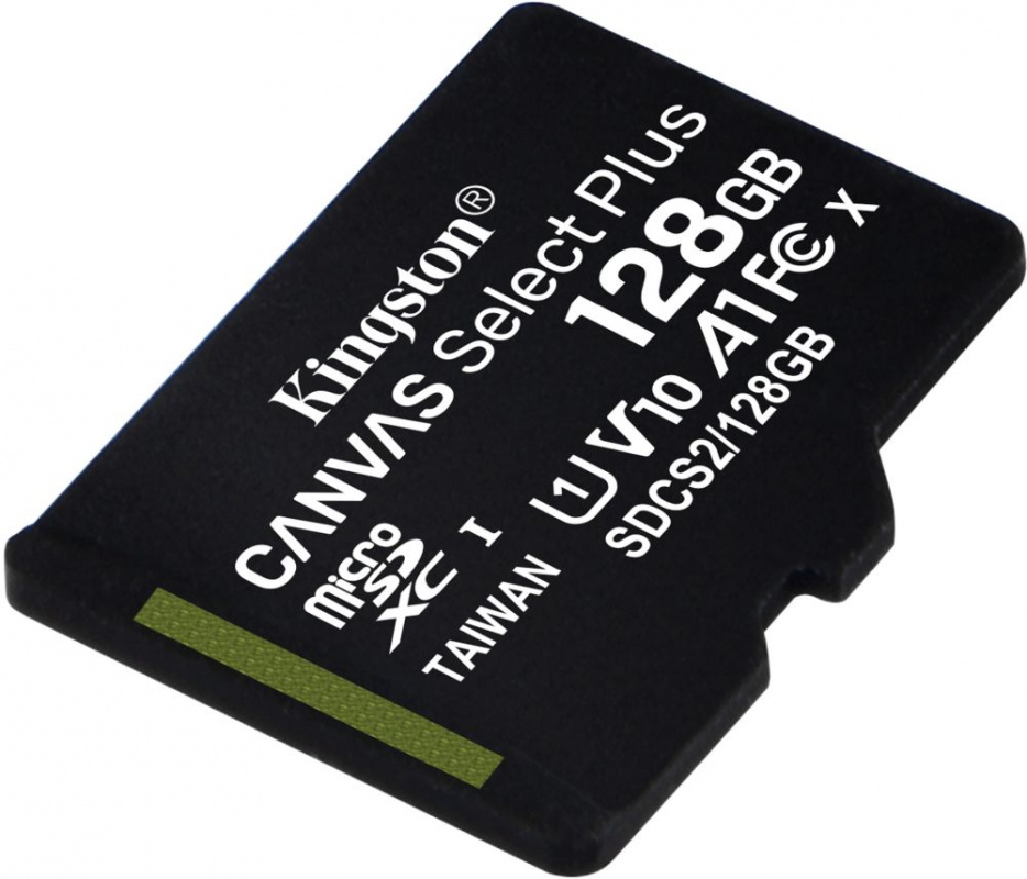 Карта памяти microsdxc kingston canvas select plus 128 гб sdcs2 128gb