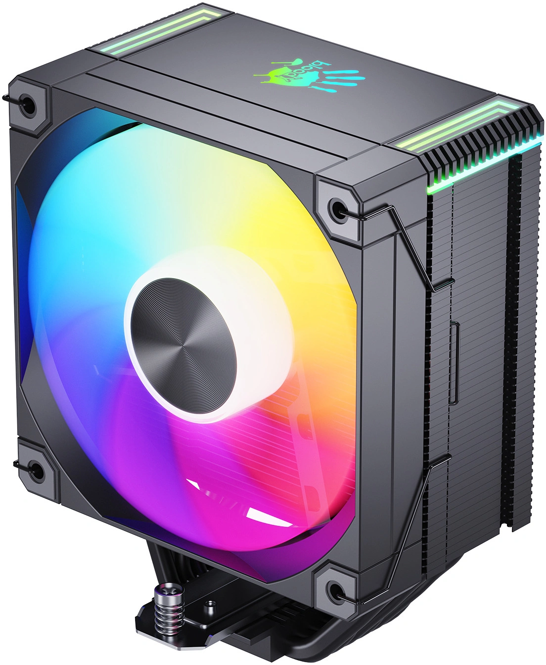 Устройство охлаждения(кулер) Bloody AC-12 ARGB Soc-AM5/AM4/1200/1700/1851 черный 4-pin 14-26dB Al+Cu 230W 582gr Ret (AC-12-ARGB230-BK)