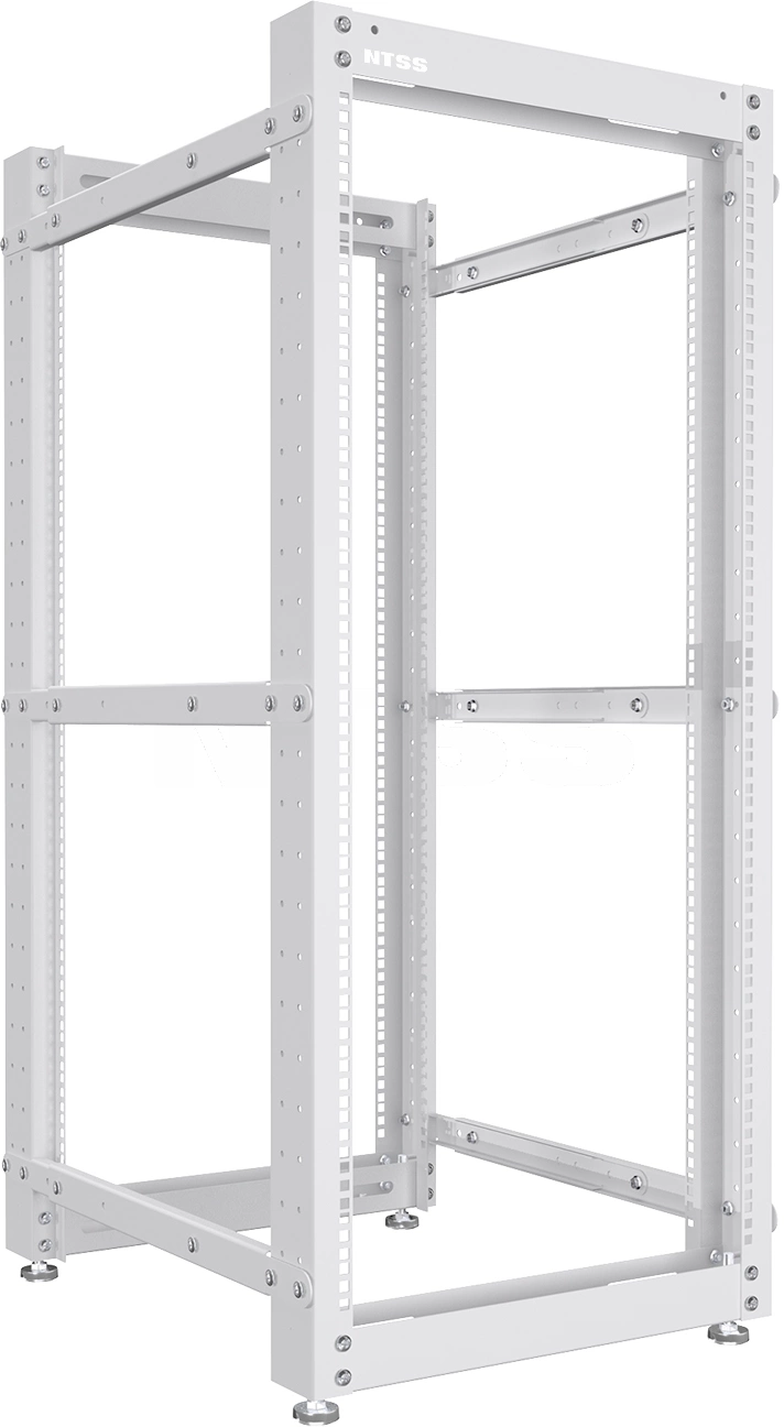 Стойка двухрамная NTSS NTSS-2POR24U/600-1000 24U 538ммx1000мм 730кг серый