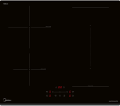 Индукционная варочная поверхность Midea MIH65783F черный/черный (арт.2047070)