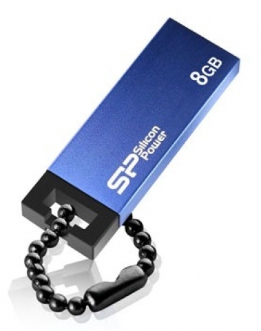 Флеш Диск Silicon Power 8GB Touch 835 SP008GBUF2835V1T USB2.0 серый