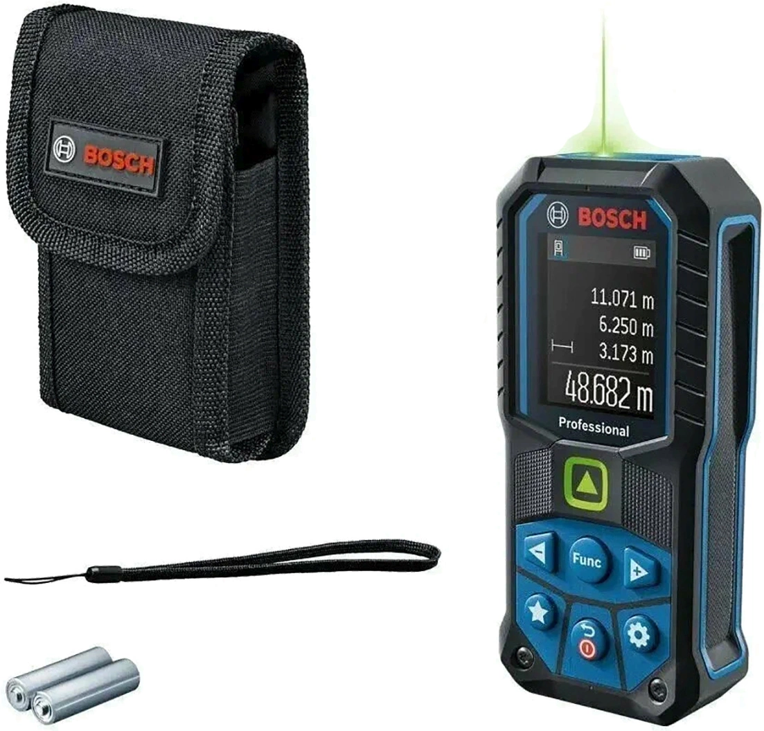 Лазерный дальномер Bosch GLM 50-25 G 2кл.лаз. 515нм цв.луч. зеленый (0601072V00)