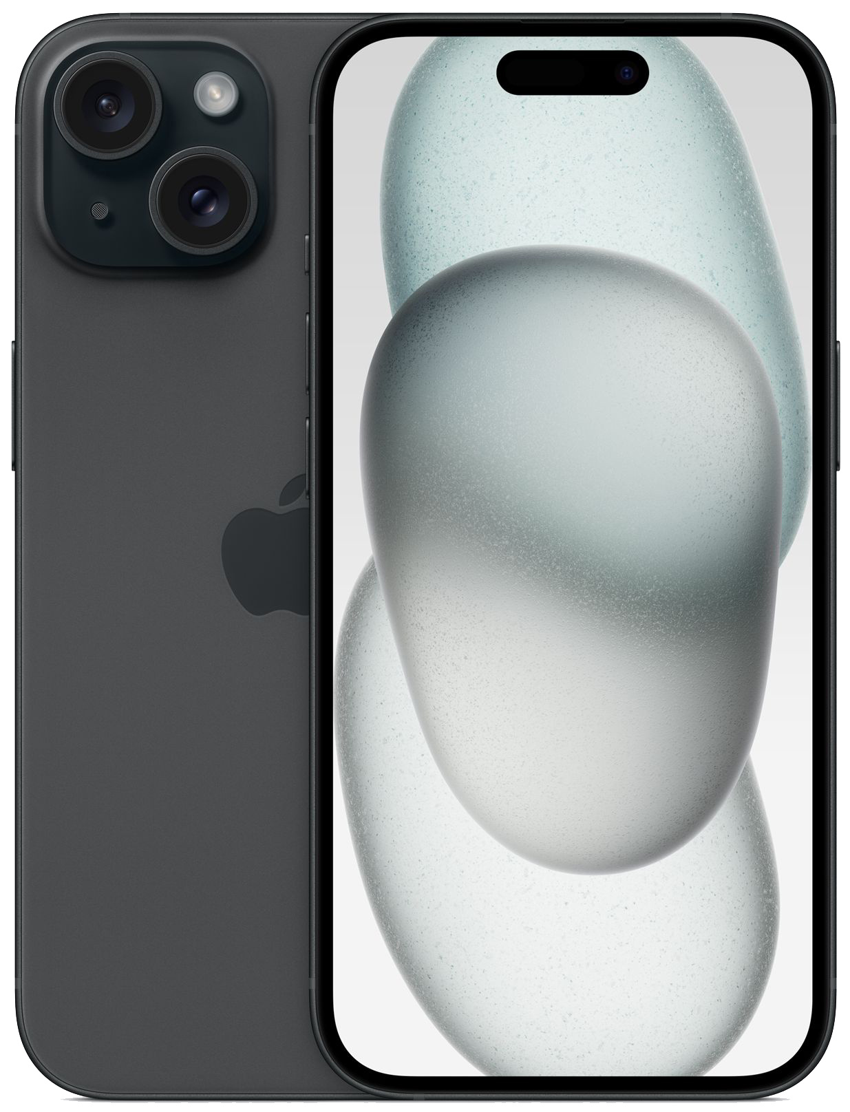 Смартфон Apple A3090 iPhone 15 256Gb черный моноблок 3G 4G 1Sim 6.1" 1179x2556 iOS 17 48Mpix 802.11 a/b/g/n/ac/ax NFC GPS GSM900/1800 Protect