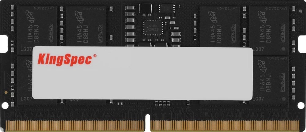 Память DDR5 16GB 5200MHz Kingspec KS5200D5N11016G RTL PC5-41600 CL40 SO-DIMM 288-pin 1.1В single rank Ret