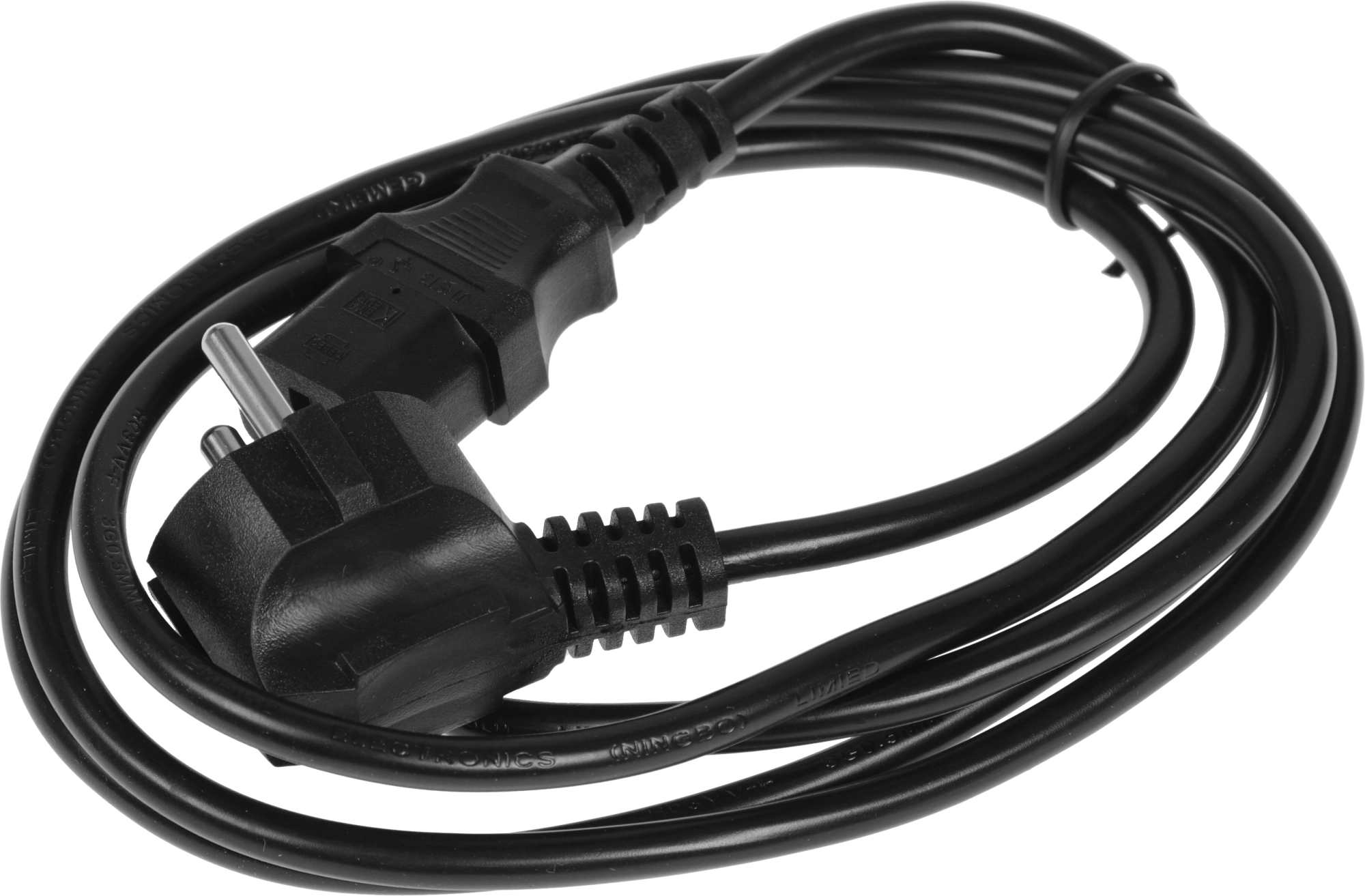 Кабель AT15270 CEE 7/7 IEC 320 C5 1.8м черный