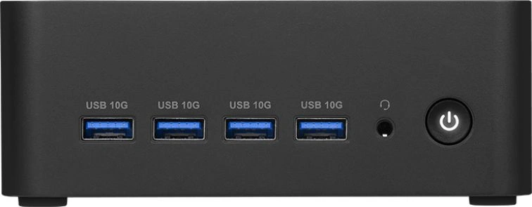 Неттоп MSI Cubi Z AI 8M-008XRU Ryzen 5 8645HS (4.3) 16Gb SSD512Gb 760M CR без ОС WiFi BT 120W (9S6-B03231-019)