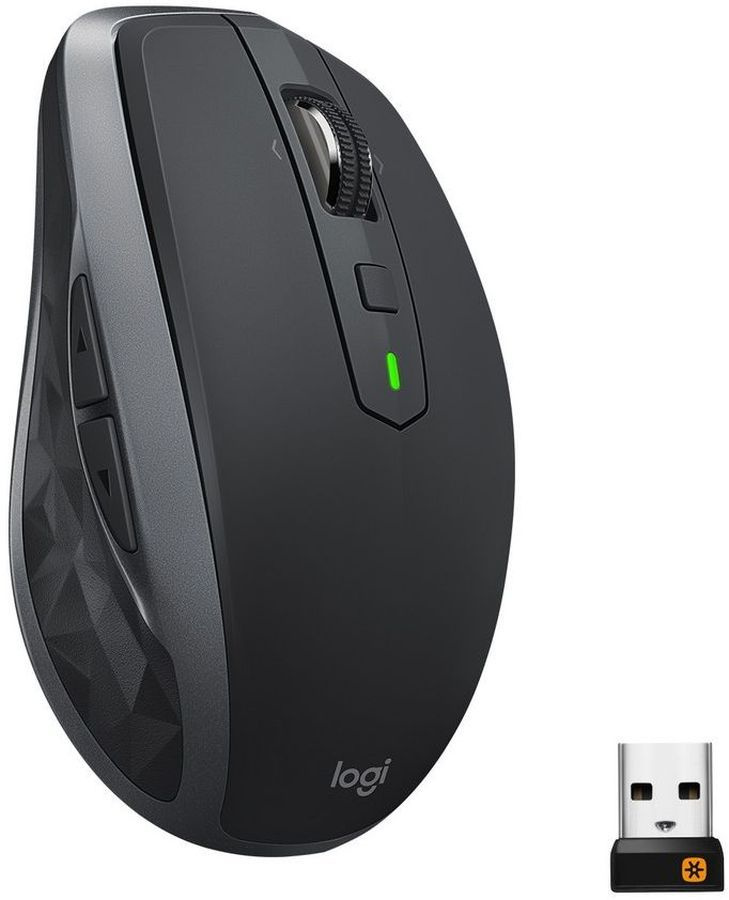 Мышь Logitech MX Anywhere 2S графитовый оптическая (4000dpi) беспроводная BT/Radio USB (7but)