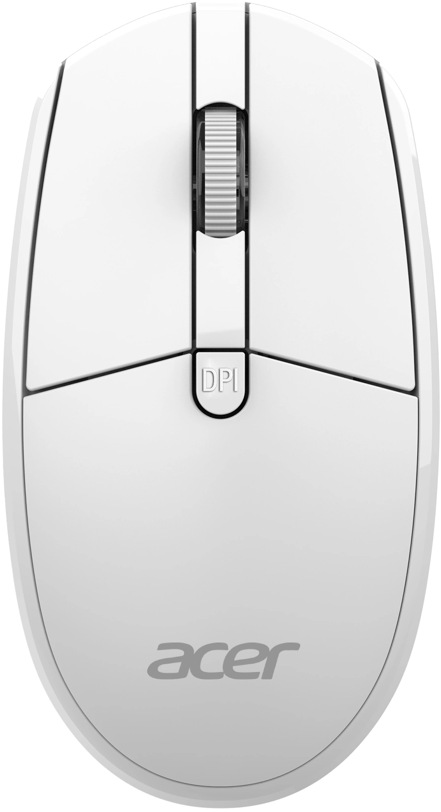 Мышь Acer OMR408 белый оптическая 1600dpi беспров. для ноутбука 4but (ZL.MCEEE.02Y)