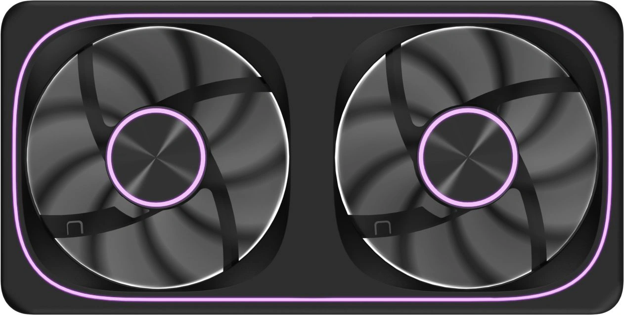 Вентилятор для корпуса Formula Air Fusion 2 Reverse ARGB 120х120x28 черный 4-pin 39.11дБ (упак.:2шт) (AIR FUSION 2 BK REVERSE) Ret