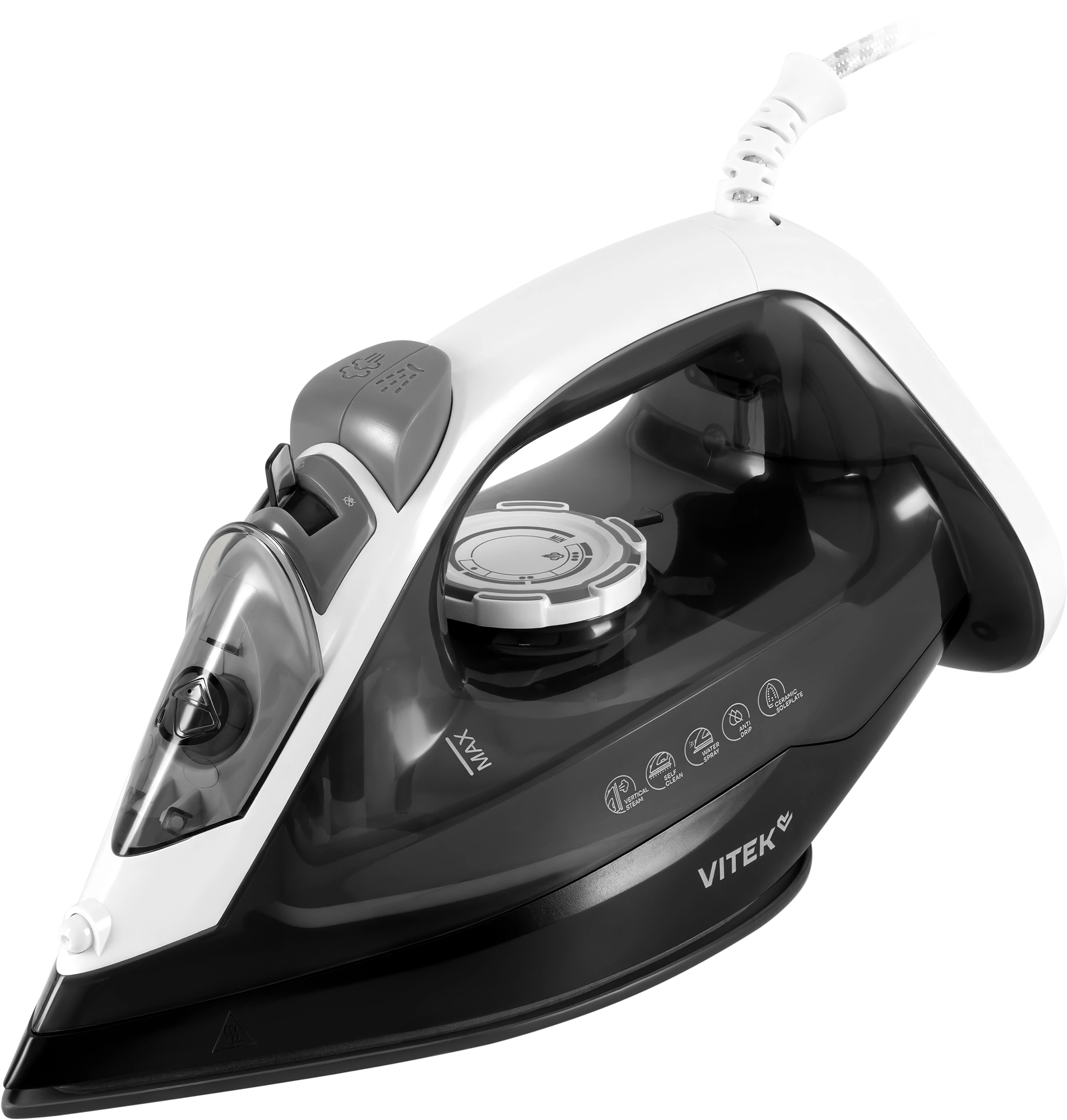 Утюг Vitek VT-IRN1210 2000Вт серый/черный