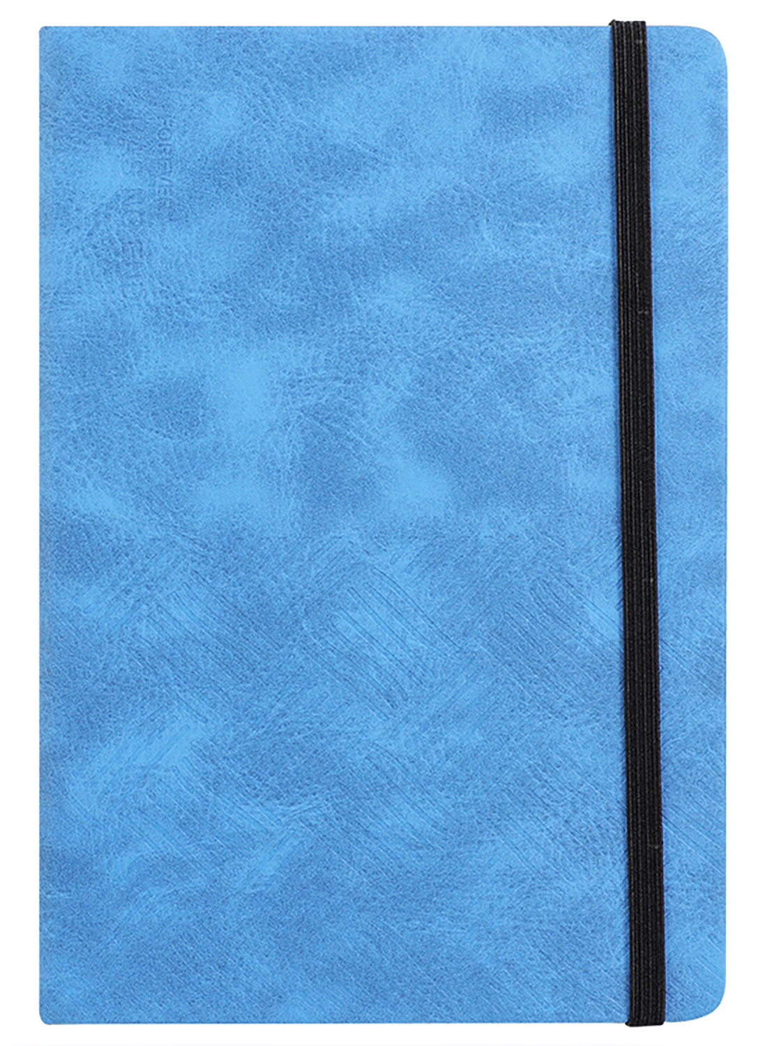 Блокнот Deli EN123LBLUE A5 210х143мм искусст. кожа 80л линейка твердая обложка голубой